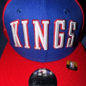 Youth New Era City Edition Sacramento Kings 9FIFTY Adjustable Snapback NWT $39